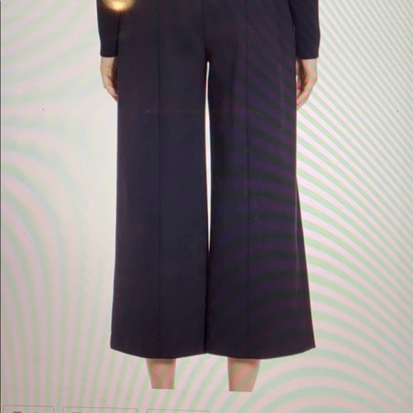 Lewit Button Detail Wide Leg Trouser - Picture 4 of 9